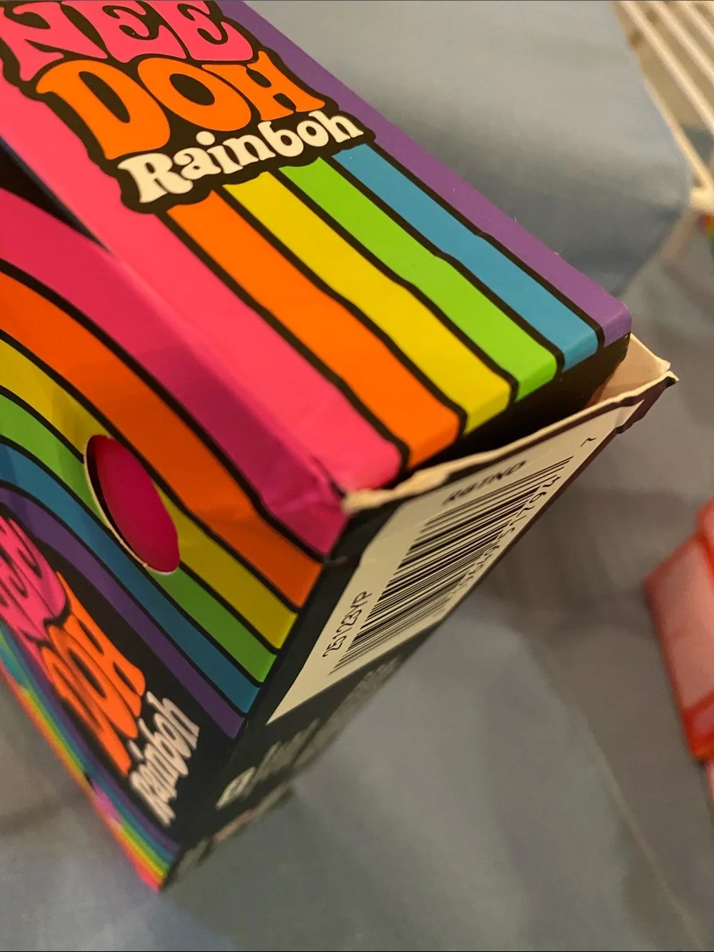Rare NeeDoh Rainboh Rainbow Squeeze Toy Set - Multicolor / some box damage